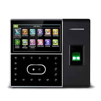 楽天AJIMURA-SHOP【中古】多機能タイムレコーダー IFace302 生体認証フェイスタイム勤怠システム USB 指紋リーダータイムレコーダー従業員アクセス制御マシン電子 指紋で
