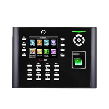 【中古】タイムレコーダーマシン、 I Clock680 TCP/IP USB 指紋時間出席アクセス制御ウェブサーバード..