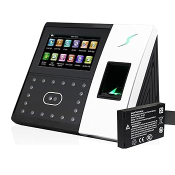 【中古】Linuxシステム TCP/IPバイオメトリックフィンガーピント顔顔認識タイムクロックオフィス出席システムアクセス制御 (Color : IFace702-Battery, P