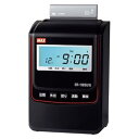 【中古】【未使用】マックス 電子タイムレコーダー ER-110SUW ブラック 【まとめ買い3台セット】