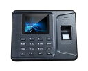 【中古】【未使用】勤怠管理時計 複数の言語で指紋ネットワークタイム出席スタッフログイン 時間出席時計(3)