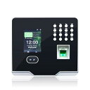 【中古】ビジネス用タイムレコーダー、生体認証マスク顔顔指紋認識ドアアクセス制御システム従業員用勤怠管理大容量ストレージデータ容量 (Color : -I)