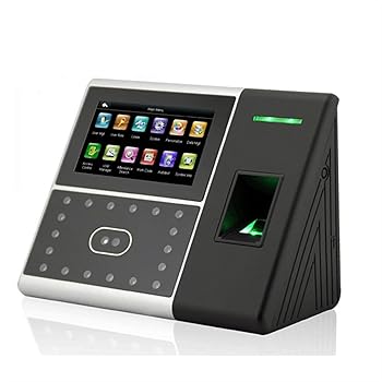 【中古】多機能タイムレコーダー TCP/IP指紋表面認識時間出席ドアアクセス制御システムオプション WiFi GPRS 指紋で勤怠管理 在宅ワークの記録用 管理/設