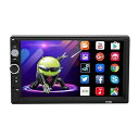 【中古】自動マルチメディア システム、Bluetooth GPS ナビ カー ラジオ ステレオ MP5 WiFi 1+16GB 7in 1Din USB for Android 9.1(2)