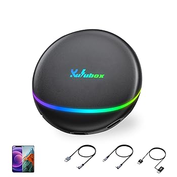 楽天AJIMURA-SHOP【中古】【未使用】KULU BOX K3 Android12 CarPlay Ai BoxワイヤレスCarPlay Android Autoアダプター Qualcomm 6125 4G-LTE 8GB+128GB カーオーディオ Youtube Netf