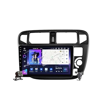 楽天AJIMURA-SHOP【中古】YLOXFW Android 13.0ラジオ2 Din車載ステレオある4G 5G WiFi SWC DSP Carplay適用 Civic EK3 EK4 EK9 1995-1999 GPS Navigation 9インチタッチス
