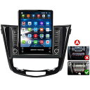【中古】Android 10 ステレオラジオSatNav 2 Din に適用 日産エクストレイルXトレイル 3 T32 2013-2017 キャシュカイ2 J11 カーラジオステレオ 9.5" HDリ