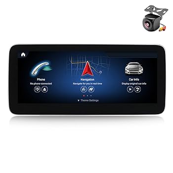 【中古】Qualcomm662 Android12 カータッチスクリーン 10/12.3インチ メルセデスベンツ A/CLA/GLA/AMG W117/W176/X156 NTG4.5/5.0用 Carplay Auto 8GB RA