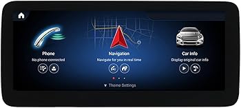 【中古】Benz Android 12 モニター C/GLC/V/AMG GT W205/X253/W639 (10.25インチ CPU450, 4+64GB NGT4...