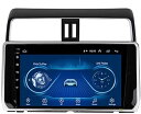 【中古】【未使用】GPS Sat Nav for Toyota Prado 2018、Car Stereo Android Car Radio DVD Supp...