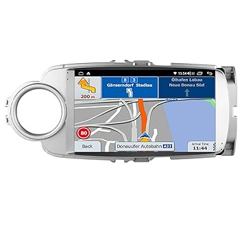 Android 11 カーステレオラジオSatNav ダブルディン 9 インチ カーラジオステレオ に適用 トヨタヤリス2012-2017 ステアリングホイールコントロ