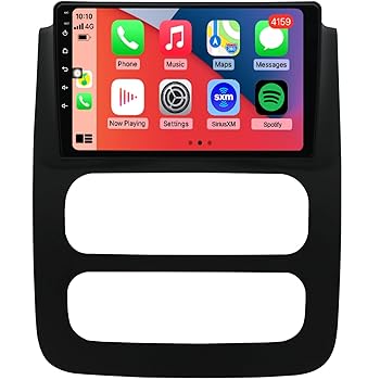 【中古】Dodge RAM Radio Upgrade 2002 2003 2004 2005 2006、トラックアクセサリー、Androidステレオ交換用、9インチ 1280 x 720 高解像度タッチスクリ