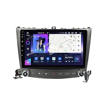 楽天AJIMURA-SHOP【中古】YLOXFW Android 12.0ラジオ2 Din車載ステレオある4G 5G WiFi SWC DSP Carplay適用 L-exus IS 2005-2012 GPS Navigation 9インチタッチスクリーン