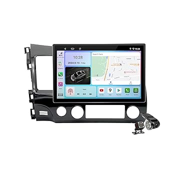 樂天商城 - 【中古】【未使用】M400s,YLOXFW Android 14.0ラジオ2 Din車載ステレオ適用 Civic 2005-2012 GPS Navigation 13.1インチタッチスクリーンイヤホンマルチメディアビ