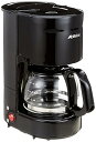 【中古】Abitelax(アビテラックス) コーヒーメーカー 0.65L ブラック ACD-36-K 874338