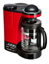 【中古】パナソニック コーヒーメーカー ミル付き 浄水機能 レッド NC-R400-R