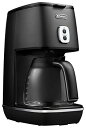 【中古】【未使用】DeLonghi(デロンギ) De'Longhiドリップコーヒーメーカー ディスティンタ ICMI011J-BK レギュラーコーヒー 6杯用 ...
