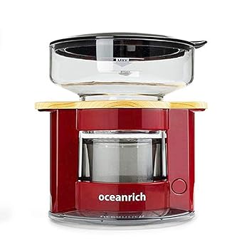 【中古】【未使用】オーシャンリッチ(Oceanrich) 自動ドリップ・コーヒーメーカー レッド UQ-CR8200RD