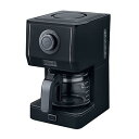 【中古】Toffy トフィー アロマドリップコーヒーメーカー リッチブラック K-CM5-RB