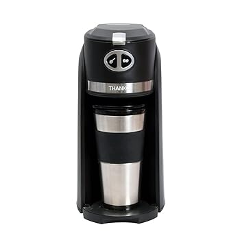 【中古】【未使用】THANKO 豆から作れるお一人様全自動コーヒーメーカー 「俺のバリスタ」 SFACMWTB