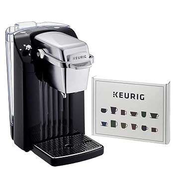 【中古】KEURIG（キューリグ）コーヒーメーカー BS300 K-CUP専用 キューリグコーヒーシステム 一杯抽出機 (ネオブラック, 02）お試しセット)