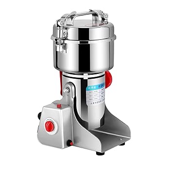 【中古】【未使用】SASATO 粉末ミル 電動粉砕機 製粉機 コーヒーミル 電動粉末グラインダー 穀物製粉機 家庭用 卓上型粉末ミル 5分タイマー機能 米粉 そば粉 小麦粉