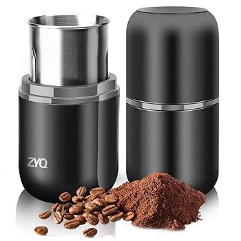 【中古】【未使用】コーヒーミル 電動 電源コード付き カッター 粉末 コーヒー豆 ひき機 数秒細挽き 80..