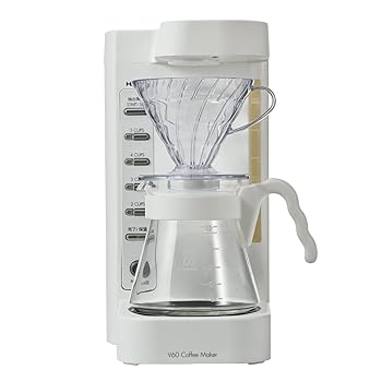 【中古】HARIO(ハリオ) V60珈琲王2コーヒーメーカー 750ml 2~5杯用 限定カラー ホワイト 日本製 EVCM2-5-W