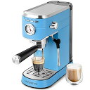 【中古】CASABREWS CM5418 エスプレッソマシン 20バー ステンレススチール エスプレッソメーカー ミルク泡立て器スチームワンド プロフェッショナ...