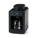 【中古】シロカ 全自動コーヒーメーカーカフェばこ SC-A352 ブラック [ガラスサーバー/コンパクト/豆・粉対応/ミル内臓/タイマー予約/保温機能付き/メッ