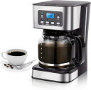 【中古】【未使用】Deerouコーヒーメーカー紅茶・ブラックコーヒー用半自動コーヒーマシン 家庭用 オフィス用 業務用 濃度/紅茶/スチーム半自動調整 (シルバーブラ