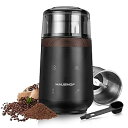【中古】HAUSHOF 電動コーヒーミル コーヒー豆ひき機 コーヒーグラインダー ポータブル 75g大容量 着脱式ホッパー 豆挽き 緑茶 山椒 唐辛子 胡椒 山...
