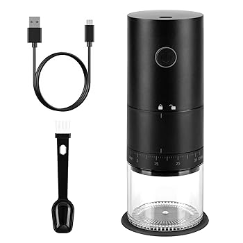 【中古】LINZZBER コーヒーグラインダー コニカル式 電動コーヒーミル ポータブル 38段階調整可能 臼式 自動停止 USB充電式 電動コーヒーミル コードレス 【中古】LINZZBER コーヒーグラインダー コニカル式 電動コーヒーミル ポータブル 38段階調整可能 臼式 自動停止 USB充電式 電動コーヒーミル コードレス