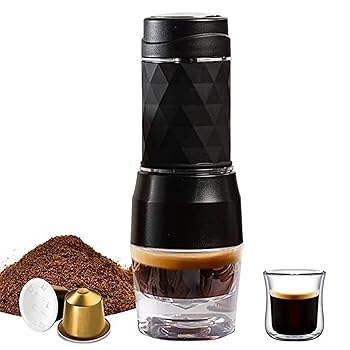 【中古】BCDYH 3-in-1 ポータブル 手動エスプレッソ コーヒーマシン 18Bar コールド&ホットブリュー ミニコーヒーメーカー ミルクフォームプレスレバー付き 120mlカップ DG/NES カプセルと挽いたコーヒーに対応 B 765【メーカー名】【メーカー型番】【ブランド名】【商品説明】BCDYH 3-in-1 ポータブル 手動エスプレッソ コーヒーマシン 18Bar コールド&ホットブリュー ミニコーヒーメーカー ミルクフォームプレスレバー付き 120mlカップ DG/NES カプセルと挽いたコーヒーに対応 B 765当店では初期不良に限り、商品到着から7日間は返品を 受付けております。お問い合わせ・メールにて不具合詳細をご連絡ください。他モールとの併売品の為、完売の際はキャンセルご連絡させて頂きます。中古品の商品タイトルに「限定」「初回」「保証」「DLコード」などの表記がありましても、特典・付属品・帯・保証等は付いておりません。電子辞書、コンパクトオーディオプレーヤー等のイヤホンは写真にありましても衛生上、基本お付けしておりません。※未使用品は除く品名に【import】【輸入】【北米】【海外】等の国内商品でないと把握できる表記商品について国内のDVDプレイヤー、ゲーム機で稼働しない場合がございます。予めご了承の上、購入ください。掲載と付属品が異なる場合は確認のご連絡をさせて頂きます。ご注文からお届けまで1、ご注文⇒ご注文は24時間受け付けております。2、注文確認⇒ご注文後、当店から注文確認メールを送信します。3、お届けまで3〜10営業日程度とお考えください。4、入金確認⇒前払い決済をご選択の場合、ご入金確認後、配送手配を致します。5、出荷⇒配送準備が整い次第、出荷致します。配送業者、追跡番号等の詳細をメール送信致します。6、到着⇒出荷後、1〜3日後に商品が到着します。　※離島、北海道、九州、沖縄は遅れる場合がございます。予めご了承下さい。お電話でのお問合せは少人数で運営の為受け付けておりませんので、お問い合わせ・メールにてお願い致します。営業時間　月〜金　11:00〜17:00★お客様都合によるご注文後のキャンセル・返品はお受けしておりませんのでご了承ください。0