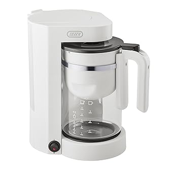 【中古】【Toffy/トフィー】Tea＆Coffeeメーカー K-HCM1 お茶/コーヒー兼用 着脱式水タンク ティーストレーナー コーヒーメーカー 保温機能 ビビッドカラ