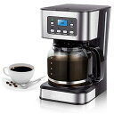 【中古】【未使用】Bxzzuis コーヒーマシン ドリップ式半自動コーヒーマシン 1.5L大容量コーヒー半自動コーヒーマシン 紅茶・ブラックコーヒーマシン 24時間予約・
