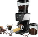 【中古】TVTコーヒーミル コーヒー豆グラインダー 電動 コーヒーグラインダー コーン式コーヒーグラインダー 極細~粗挽き 粒度30段階設定 300g大容量 コ