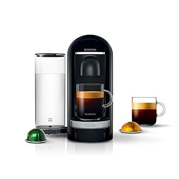 Nespresso vertuoplusデラックスコーヒーとエスプレッソメーカー ブラック 608011-BNV420BLK1BUC1