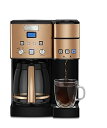 【中古】Cuisinart (クイジナート) シングルサーブ + 12カップコーヒーメーカー 3つのサイズ:6オンス、8オンス、10オンス、ステンレススチール、...
