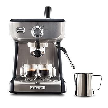 【中古】【未使用】Calphalon BVCLECMP1 Temp iQ エスプレッソマシン スチームワンド ステンレス