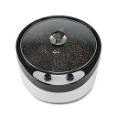 【中古】HCTOOL 焙煎機 コーヒーロースター 電動 珈琲焙煎機 自動攪拌 ホームロースター ポップコーン 豆/ひまわりの種/珈琲/コーヒー生豆 焙煎器 家庭用