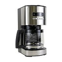 【中古】【未使用】Kenmore アロマコントロール プログラム可能 12カップ コーヒーメーカー ステンレススチール / ブラック ガラスカラフェ LCDディ...