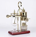 【中古】【未使用】EC Kitchen 半自動 コーヒーサイフォン ベルギー コーヒーメーカー ステンレス ケヤキ製台座 高級 豪華 おしゃれ 自家製コーヒー ...