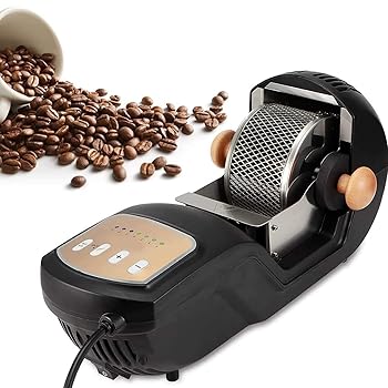 【中古】自動コーヒー焙煎機、プロの電気コーヒー豆焙煎機、7ギア調整可能な熱風、自動ベーキングおよび冷却、1600W 300g容量、家庭用、商業用 【中古】自動コーヒー焙煎機、プロの電気コーヒー豆焙煎機、7ギア調整可能な熱風、自動ベーキングおよび冷却、1600W 300g容量、家庭用、商業用