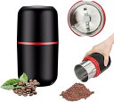 【中古】【未使用】コーヒーミル 電動 コーヒー豆 ひき機 カッター コーヒーミル 粉末 コーヒー豆 ひき機 大容量 ワン操作 洗い可能 豆挽き/緑茶/山椒/唐辛...