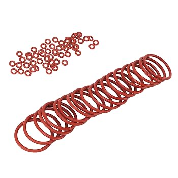 【中古】【未使用】Jura コーヒーメーカー用 O リングシール、120 個交換用シリコン O リングプロフェ..