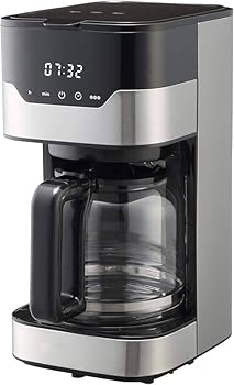 【中古】コーヒーメーカー 電動 10杯用 ペーパーフィルター不要 タイマー付き タッチパネル ゴールドフィルター 【中古】コーヒーメーカー 電動 10杯用 ペーパーフィルター不要 タイマー付き タッチパネル ゴールドフィルター