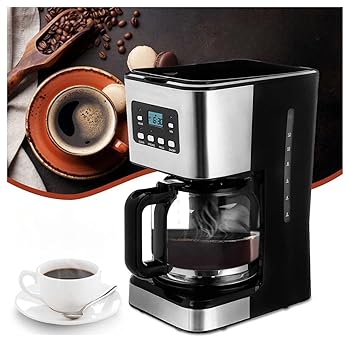 Other - 【中古】コーヒーメーカー 大容量4杯用 コーヒーメーカーブラックコーヒー用半自動コーヒーマシン ドリップコーヒーマシン 1.5Lの大容量コーヒーマシン