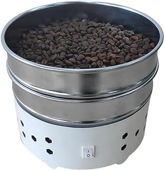 【中古】【未使用】Stewlt 大容量 コーヒークーラー コーヒー豆クーラー コーヒー焙煎冷却機 コーヒー焙煎冷却 コーヒー豆冷却機ステンレス 二重のザルに付き業務用