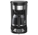 【中古】【未使用】12カップ ブラック バスケット コーヒーメーカー
